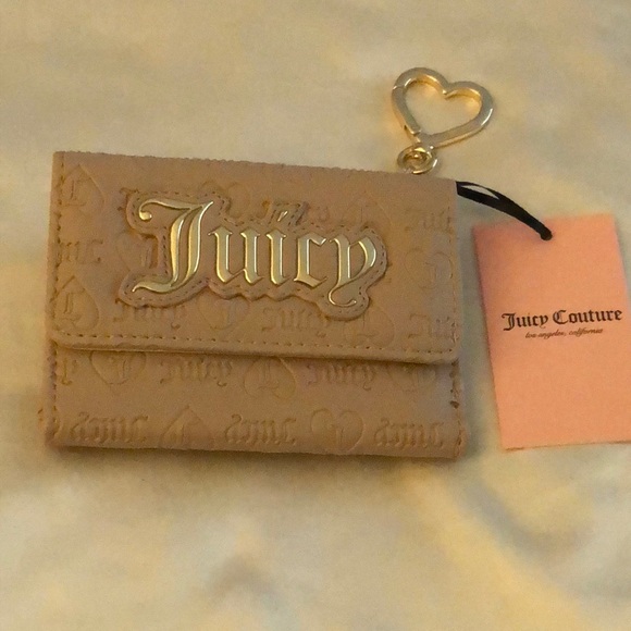 Juicy Couture Cafe Upgrade U Double Sided Trifold Wallet NWT - Picture 14 of 16